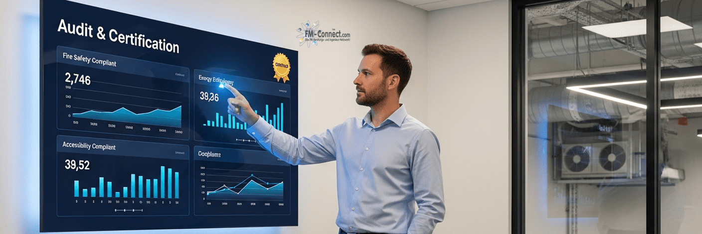 Audit und Zertifizierung für rechtskonformes und effizientes Facility Management
